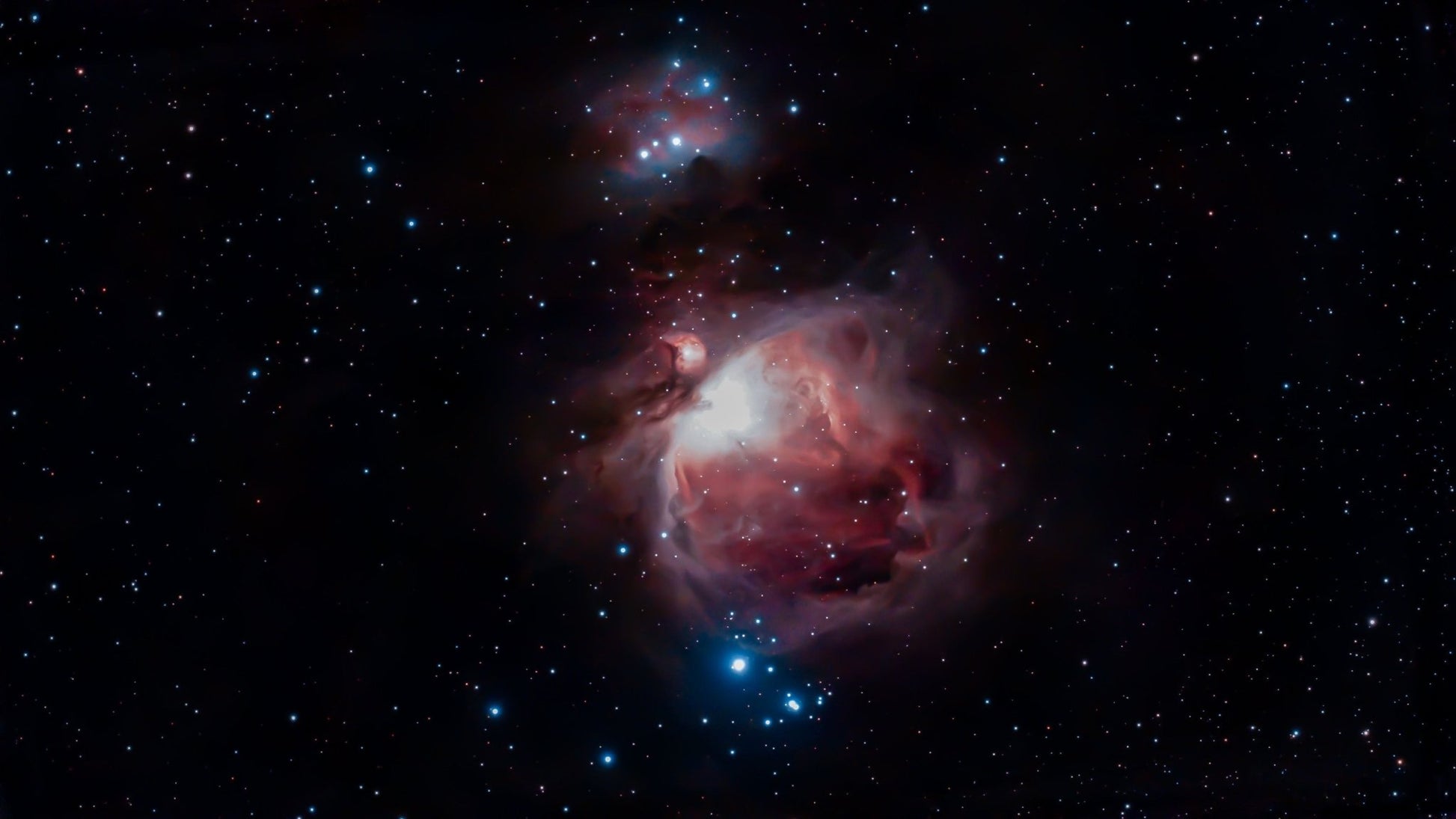 Orion Nebula Desktop Wallpaper - CosmicByNight