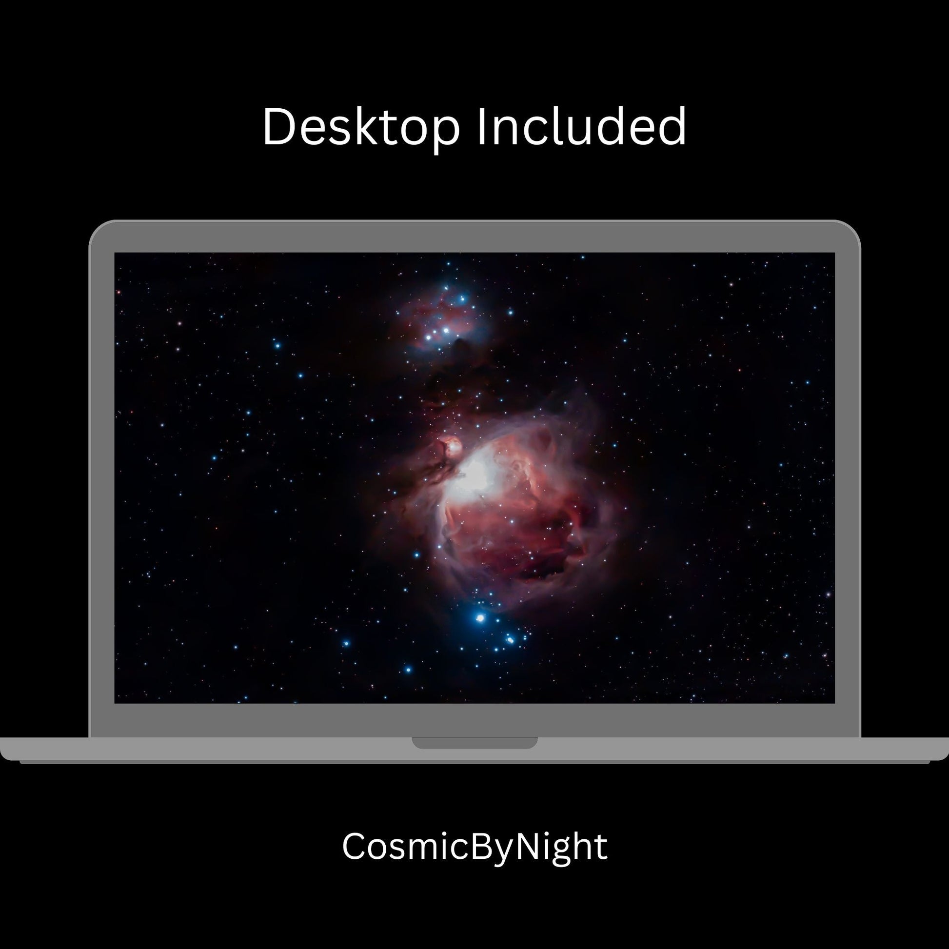 Orion Nebula Desktop Wallpaper - CosmicByNight