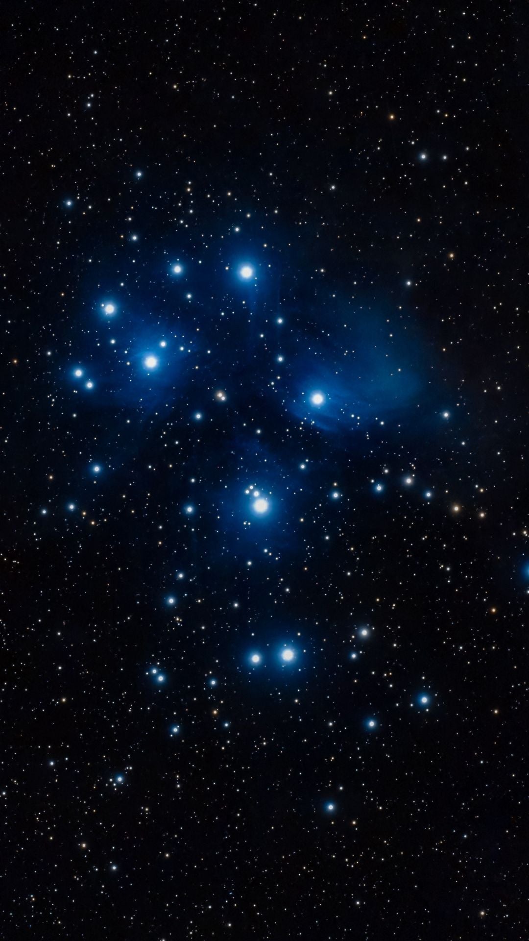 Pleiades Mobile Wallpaper - CosmicByNight