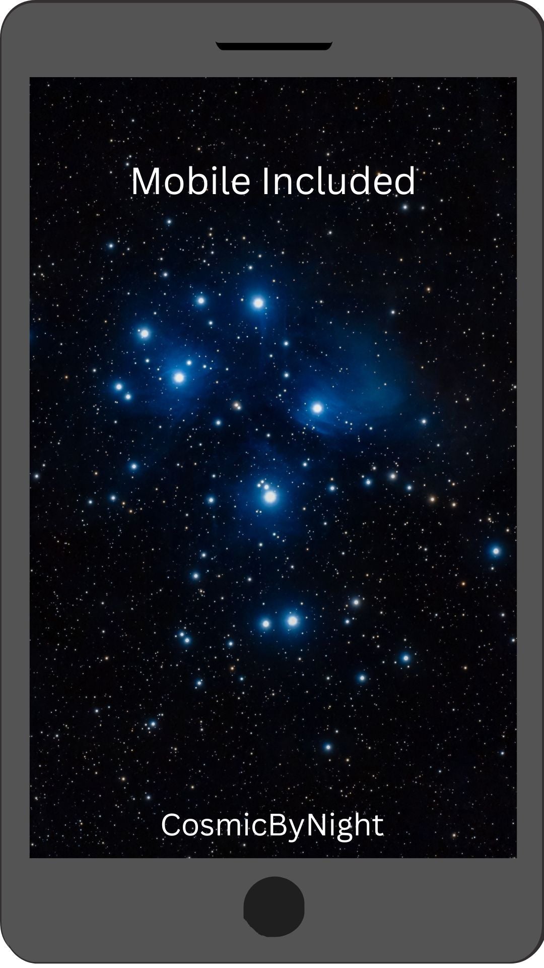 Pleiades Mobile Wallpaper - CosmicByNight