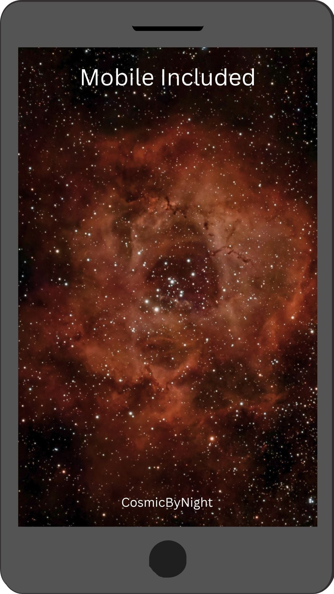 Rosette Nebula 4K Wallpaper Pack - CosmicByNight