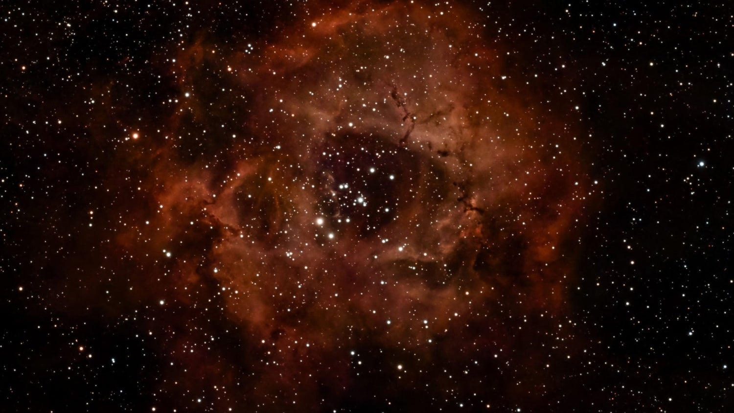 Rosette Nebula Desktop Wallpaper - CosmicByNight