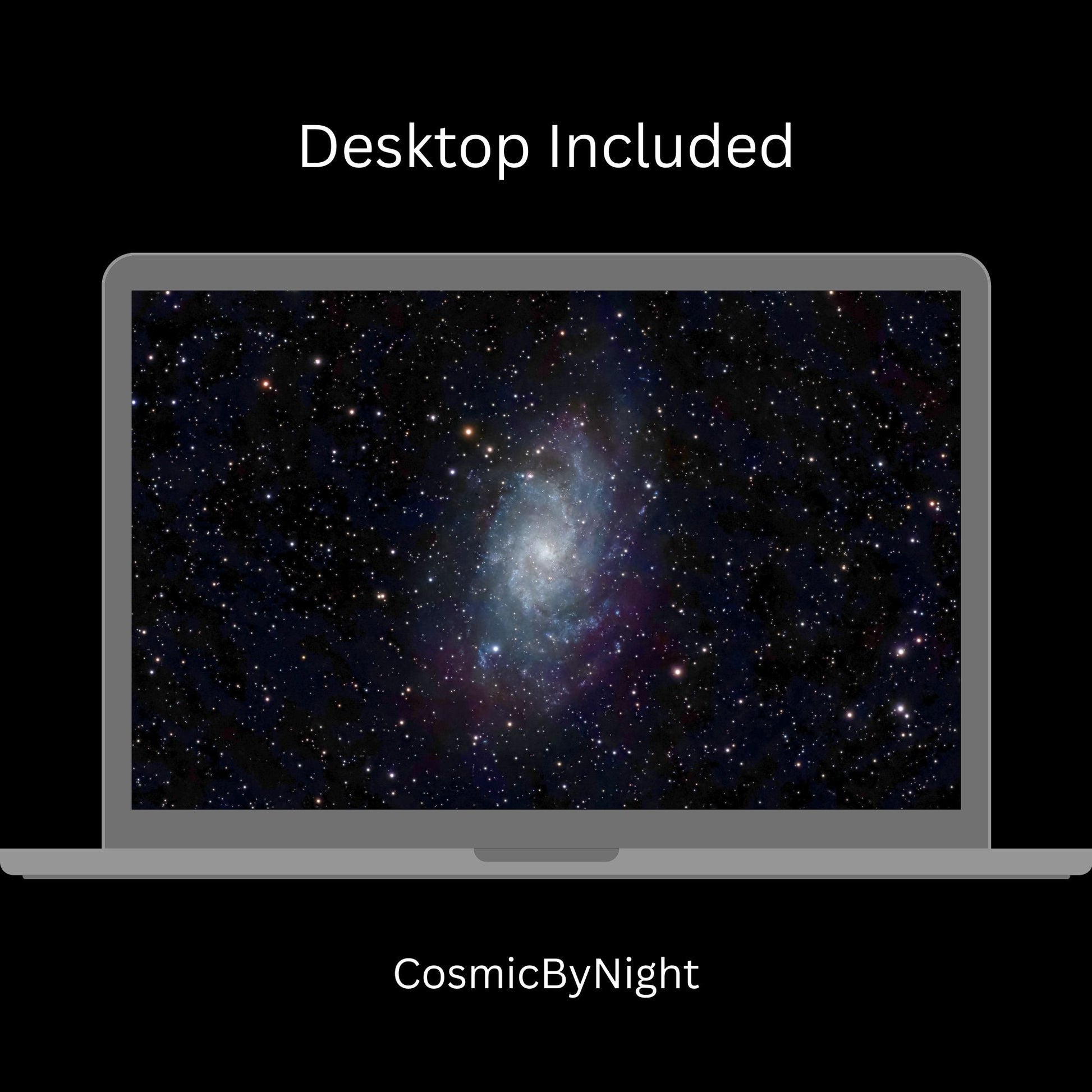 Triangulum Galaxy Desktop Wallpaper - CosmicByNight